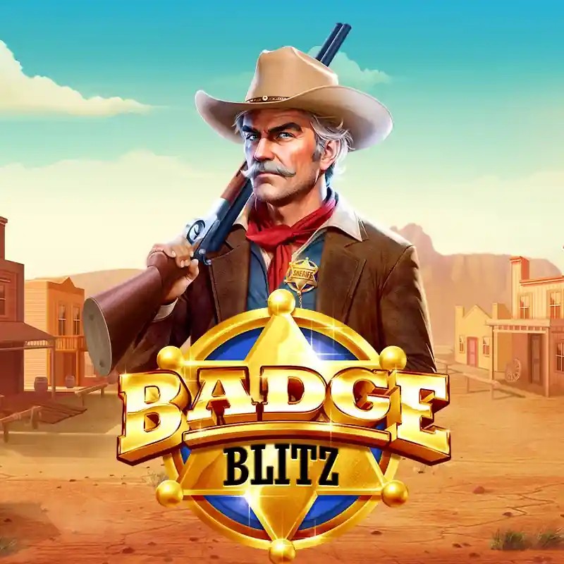 Badge Blitz casino game by Pragmatic Play – featured logo at Spinnycasino