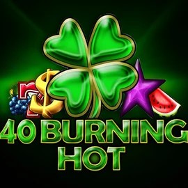 40 Burning Hot slot logo by Amusnet Interactive at Spinnycasino40 Burning Hot