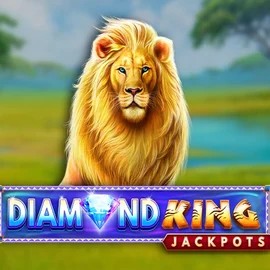 Diamond King Jackpots logo by SpinPlay Games at Spinnycasino