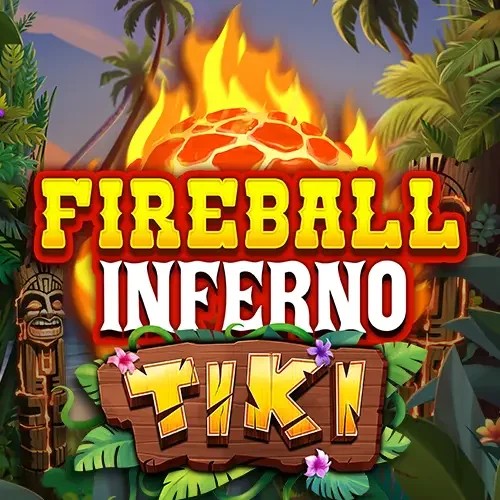 Fireball Inferno Tiki slot logo by NetEnt at Spinnycasino