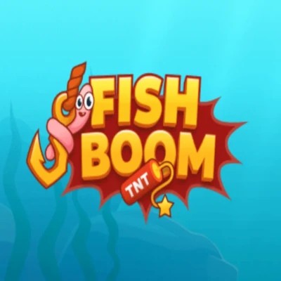 Fish Boom slot logo by InOut at Spinnycasino