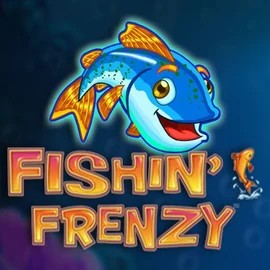 Fishin Frenzy slot logo by Blueprint Gaming at SpinnycasinoFishin Frenzy