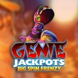 Genie Jackpots: Big Spin Frenzy slot visual from Blueprint Gaming available on spinnyscasino.com