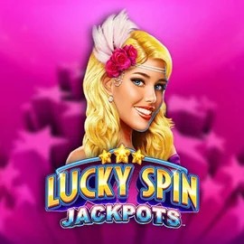 Lucky Spin Jackpots online game logo by Novomatic on spinnyscasino.com