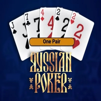 Russian Poker online game logo by OneTouch Games on spinnyscasino.com