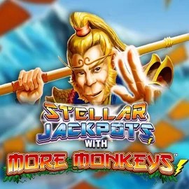 Stellar Jackpots with More Monkeys slot icon by Lightning Box Game, available at Spinnycasino