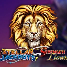 Stellar Jackpots with Serengeti Lions slot icon by Lightning Box Game, available at Spinnycasino